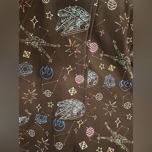 BlackMilk Star Wars Galaxy Print Overalls